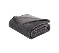 Sonive Plaid Flanelle 200x240cm, Cadeau pour Adultes et Enfants, Gris Foncé