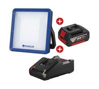 Lampe de travail LED avec batterie/chargeur BOSCH - Lampe de chantier 83-B1200-0006