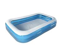 Sonnena Piscine Gonflable Rectangulaire 260x170x50cm, Piscine Familiale pour Enfants et Adultes, PVC Épais Sécurisée pour Jardin, Terrasse et Moments de Fraîcheur