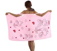 Sonnena Serviette de Bain Douche Femme Peignoir Robe de Bain Microfibre Sortie de Bain Absorbant Séchage Rapide Draps de Bain Doux Confortable Jupe de Chambre pour SPA Hôtel Piscine Plage Sauna