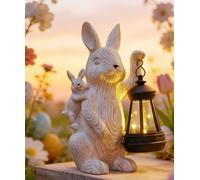 Sonnenkaninchen, ornement de jardin – Décoration "maman et bébé" pour l'extérieur