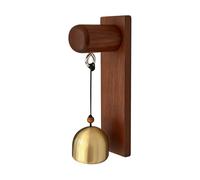 Sonnette Adhésive - Carillon Éolien Décoratif En Bois Pour Magasin Et Porte D'entrée | Zone Commerciale De La Porte Du Jardin De La Ferme | Signal Acoustique Cloche En Laiton Fixation Magnétique