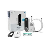 Sonnette Arlo Essential 2K Wi-Fi Sans Fil avec Chime Extérieur Vidéo et Détecteur Mouvement