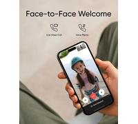 Sonnette avec caméra - Vidéophone - Sonnette intelligente - Sonnette sans fil - Sonnette Wi-Fi - Images Full HD 2K
