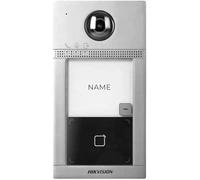Sonnette connectée - HIKVISION - Métal - IP65 - Caméra WiFi FullHD - Vision nocturne IR