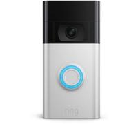 Sonnette connectée RING Video Doorbell - Satin Nickel Slim