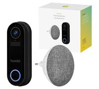 Sonnette connectée Smart Funk avec cloche, caméra à 140°, résolution HD 1080p, indice de protection IP65
