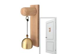 Sonnette de Porte à Carillon,Alerte Décorative en Bois avec Clochette - Sonnette d'Entrée pour Commerçant et Boutique,Pour la Maison, l'Entrée Principale, la Boutique, la Ferme, le Jardin, l'Arrière-C