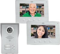 Sonnette de porte avec caméra Full HD vision nocturne, interphone vidéo pour maison bifamiliale