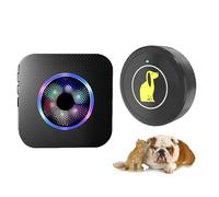 Sonnette de porte pour chien - Ensemble d'entraînement pour animaux de compagnie réglable avec son à plusieurs niveaux, design avec sangle résistante, alarme résistante aux intempéries pour