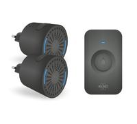 Sonnette de porte sans fil ELRO DB2000 - avec 2 récepteurs compacts Plug-In G