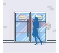 Sonnette - Détecteur de mouvement - Alarme d'entrée - Mouvement IR - Magasin - Maison