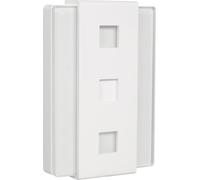 Sonnette deux tons GLASSO 230V blanc, GNS-248-BIA, sundi Zamel