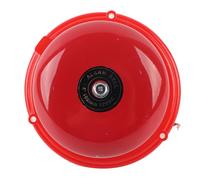 Sonnette électrique à Percussion Interne de 10 cm (4 Pouces), Alarme Incendie 100 DB - Bobine en cuivre Pur et boîtier métallique Robuste - Installation Facile - Options 12 V/24 V/220 V