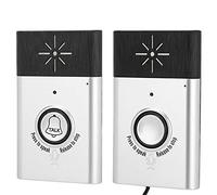 Sonnette et Interphone Vocal Portable 2,4 GHz sans Fil, Système D'interphone avec Installation Facile pour la Sécurité du Bureau à Domicile