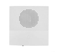 Sonnette filaire DC 12 V avec 38 sonneries et haut-parleur 90 dB pour système de contrôle d'accès, coque blanche en ABS ignifuge, installation facile à installer, carillon mural, alimentation à