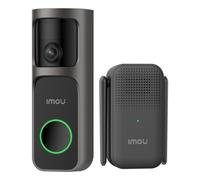 Imou Kit 3 sonnettes vidéo DB-3EP-4M0W/DS3 – 4MP Wi‑Fi, batterie rechargeable, 512 Go, noir