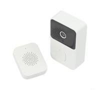 Sonnette intelligente sans fil pour Kement, interphone vidéo avec nuit, télécommande pour accès et changement de voix, unité blanche