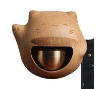 Sonnette magnétique créative, sonnette de chat fortune, sonnette magnétique pour chat Shopkeeper Bell, sonnette d'alerte créative, carillon à vent porte-bonheur pour magasin,