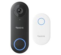 Sonnette Reolink avec caméra extérieure 2K+, Wi-Fi 2,4/5 GHz, étanche