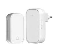 Sonnette sans fil accessoire étanche pour la maison avec réglable | Sonnette sans Fil Pour Usage Domestique Jardin Garages Hall d'entrée Studios Salons