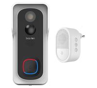 Sonnette sans fil avec caméra, Full HD 3 MP, indice de protection IP54, compatible Wi-Fi