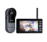 Sonnette sans fil écran de 4,3 pouces ipx65 batterie de 1800 mah stockage de 32 - Roame - go interphone vidéo objectif grand angle