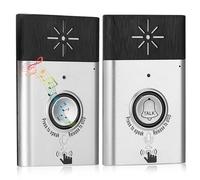 Sonnette sans Fil Intelligente avec Interphone Vocal, Sonnette Interphone Bidirectionnelle Vocale portatif Système de sécurité domestique Kit de Carillon de Sonnette Electronique 200m