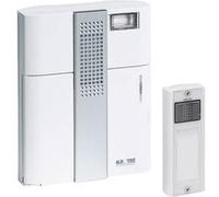 Grothe MISTRAL 300M Wireless door bell kit Silber - Weiß (43300)