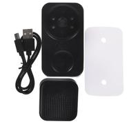 Sonnette sans Fil Vidéo Intelligente pour Maison, Vision Nocturne HD | Communication Vidéo en Temps Réel, Installation sans Fil, Faible Consommation, Boîtier Plastique Noir