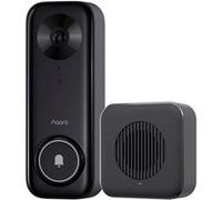 Sonnette Vidéo 2K avec Détection IA et Connectée Hub Zigbee Aqara Noir Noir