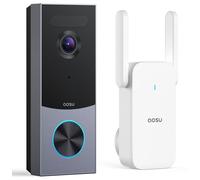 Sonnette vidéo avec caméra - 5 MP - Wi-Fi 2,4/5 GHz - Batterie jusqu'à 180 jours - Sans fil