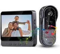 Sonnette vidéo avec écran, résolution 1080P, sans Wi-Fi, indice de protection IP65