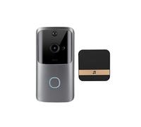 Sonnette vidéo connecté Sans fil WiFi 720P Caméra de vision nocturne IR avec carillon