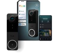 Sonnette Vidéo Connectée Philips Hue, Filaire, 2K, Conversation Bidirectionnelle, Extérieure