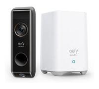 Eufy Sonnette vidéo supplémentaire S330 Add-On – 2K HD, double caméra, nécessite HomeBase – Noir