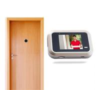 Sonnette vidéo électronique avec judas, grand angle de vision HD et surveillance sonore, pour la maison. Judas numérique automatique pour la