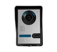 Sonnette vidéo filaire maison, interphone surveillance entrée, visiophone infrarouge nuit, écran tft 7 pouces, caméra sécurité, fonctions déverrouillage et intercom, bureau, hôtel, villa