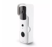 Sonnette vidéo intelligente pour installation intérieure et extérieure, RobiCam, Full HD, Wi-Fi, compatible Tuya Smart, couleur blanche, batteries rechargeables incluses, avec détecteur de mouvement