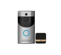 Sonnette Vidéo Interphone 720P HD Sans Fil WiFi Vidéo à Distance Pour Téléphone Portable, Détection PIR, Vision Nocturne IR