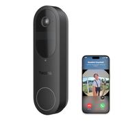 Sonnette vidéo Reolink 2K 4MP HDR, sonnette vidéo à batterie (Gén 2e) | Stockage local sans abonnement mensuel, vue tête-pieds 1:1, Wi-Fi 2,4 et 5 GHz, détection intelligente et notifications