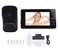 Sonnette vidéo sans fil, 2,4 GHz, avec écran IPS de 4,3 pouces