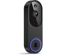 Sonnette vidéo sans fil à piles, détection intelligente des personnes et des mouvements, vision nocturne, visualisation en direct