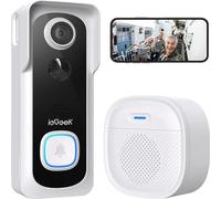 Sonnette vidéo sans fil, audio 2 voies, vision nocturne, grand angle 130