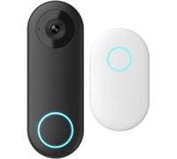 Sonnette vidéo sans fil avec caméra - Sécurité domestique - Surveillance vidéo via application - Pas de frais mensuels - Surveillance Wi-Fi pour smartphone et tablette