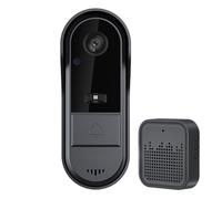 Sonnette vidéo sans fil avec interphone visuel à la mode e, conversation bidirectionnelle, surveillance intérieure et extérieure