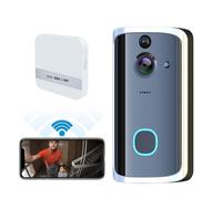 Sonnette vidéo sans fil écran de villa à distance interphone - Roame - vocal smart wifi hd vision nocturne détection infrarouge