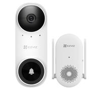 Sonnette vidéo sans fil EZVIZ CP3 en 2K avec batterie de 5000 mAh et cloche sans fil – Kit de sonnette CP3