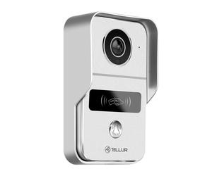 Sonnette vidéo Tellur Smart WiFi, 1080P, fonction de déverrouillage, carillon intérieur, gris