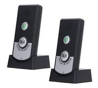 Sonnettes D'interphone sans Fil H8, Sonnette D'interphone Vocal à 2 Voies Intercomunicador Carillon de Porte électronique étanche, Batterie Rechargeable 1800mAh